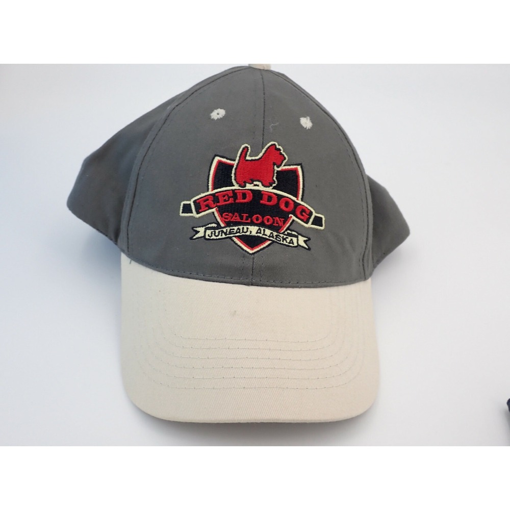 Skull Cap Red Dog Saloon Alaska Baseball Styled Cap Souvenir